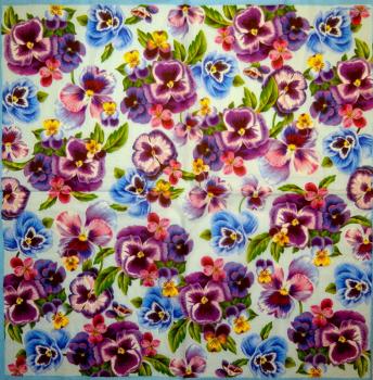 STM-002 Pansy - 3-ply (blue) - Ihr - Carol Lake